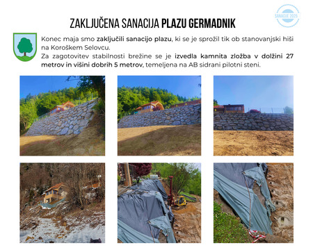 ZAKLJUČENA SANACIJA PLAZ GERMADNIK 13. 6. 2025